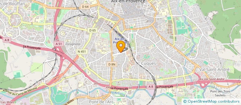 localisation de l'entreprise MONSIEUR BENJAMIN CHEVAL à AIX-EN-PROVENCE