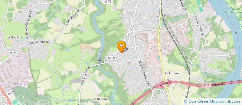 localisation de l'entreprise MONSIEUR BENJAMIN CHEVALIER à LA CHAPELLE-SUR-ERDRE