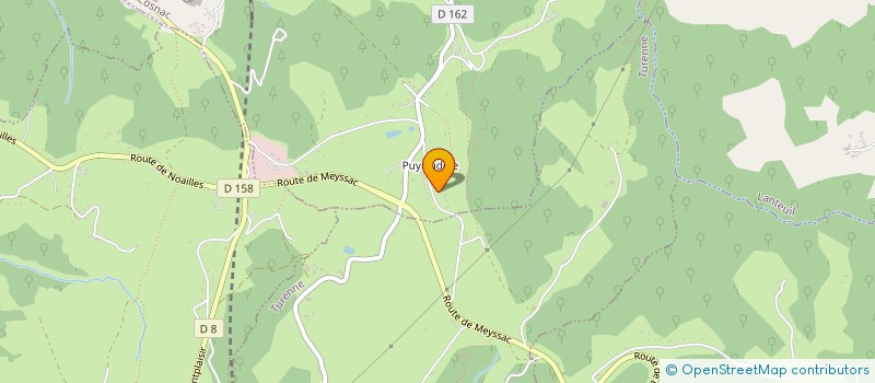 localisation de l'entreprise MONSIEUR BENJAMIN CHEVALIER  COSNAC