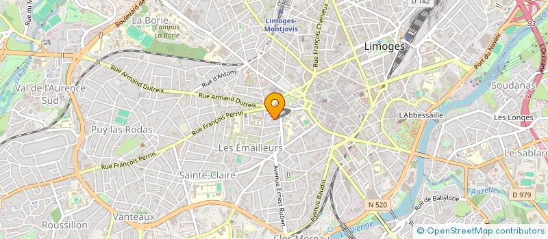 localisation de l'entreprise MONSIEUR BENJAMIN CHEVALIER à LIMOGES