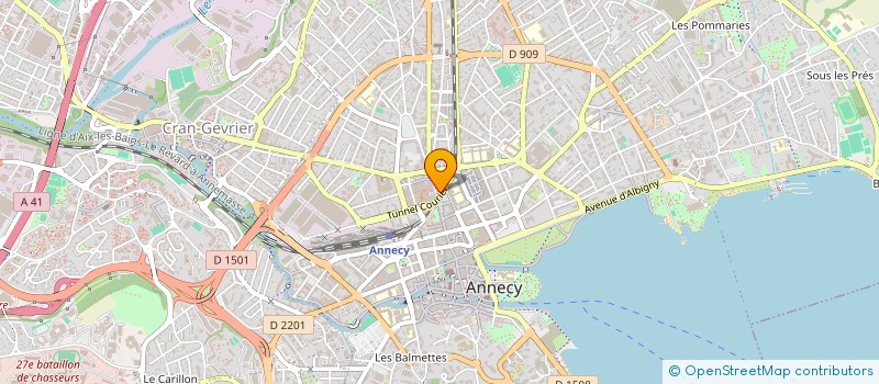 localisation de l'entreprise MONSIEUR BENJAMIN CHEVEUD OR à ANNECY