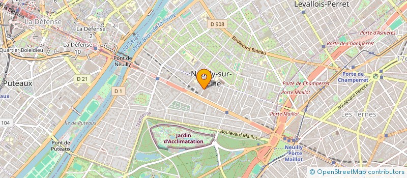 localisation de l'entreprise MONSIEUR BENJAMIN CHICHE à NEUILLY-SUR-SEINE
