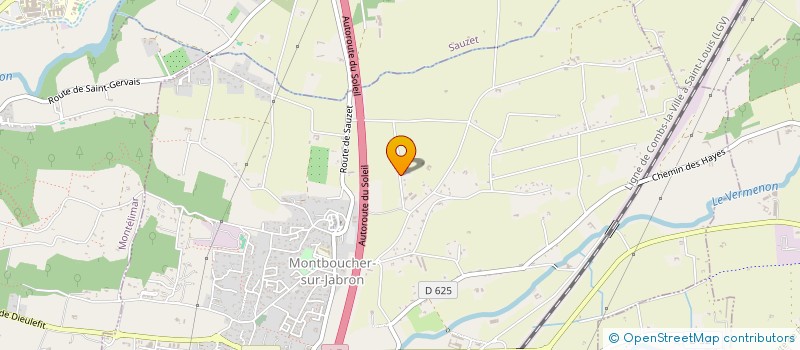 localisation de l'entreprise MONSIEUR BENJAMIN CHIROUZE  MONTBOUCHER-SUR-JABRON