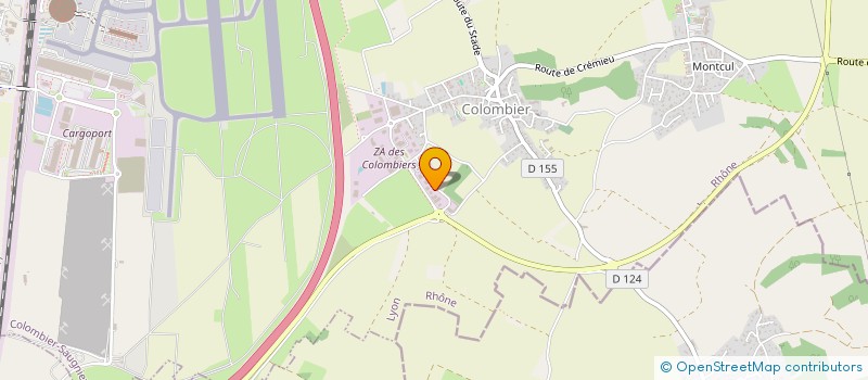 localisation de l'entreprise MONSIEUR BENJAMIN CHOLLIER à COLOMBIER-SAUGNIEU