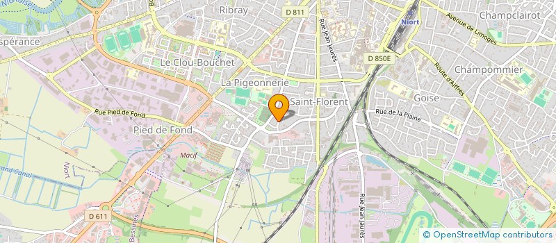 localisation de l'entreprise MONSIEUR BENJAMIN CHUILLET à NIORT