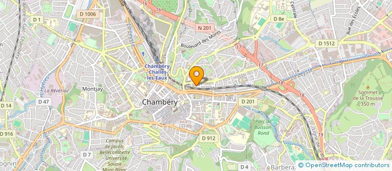 localisation de l'entreprise MONSIEUR BENJAMIN CINQUIN à CHAMBERY