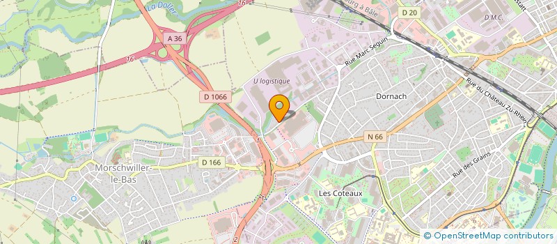 localisation de l'entreprise MONSIEUR BENJAMIN CIURET  MULHOUSE