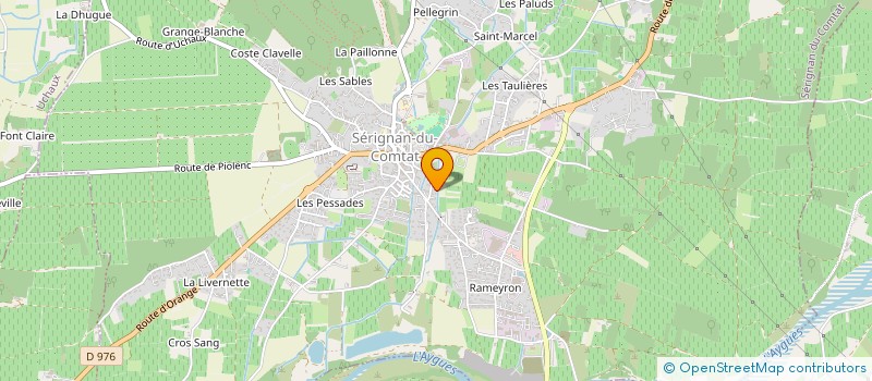 localisation de l'entreprise MONSIEUR BENJAMIN CLAPIER  SERIGNAN-DU-COMTAT