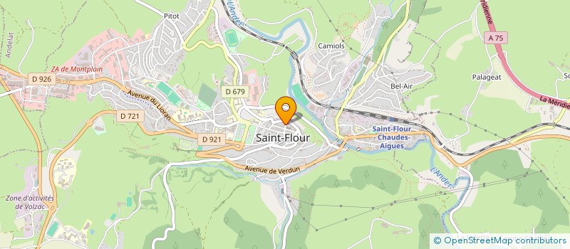 localisation de l'entreprise MONSIEUR BENJAMIN CLAVIERE à SAINT-FLOUR