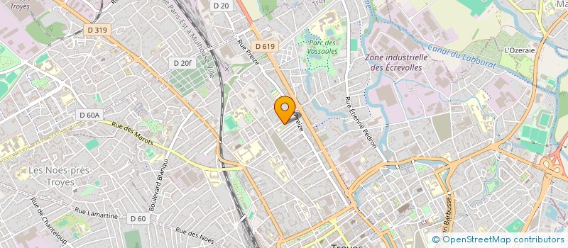 localisation de l'entreprise MONSIEUR BENJAMIN COCHARD  TROYES