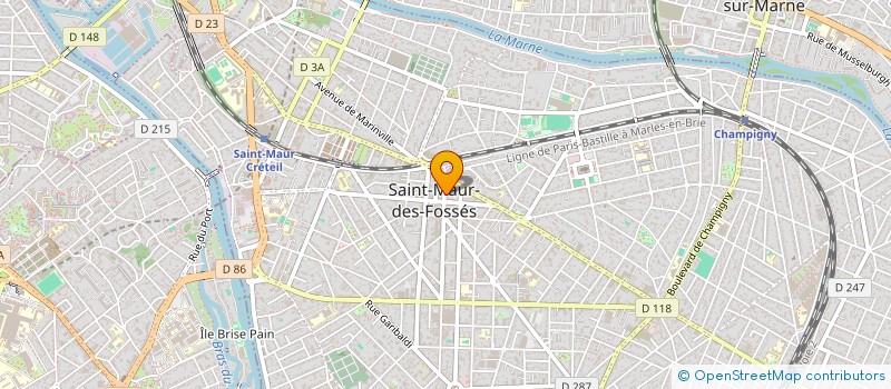 localisation de l'entreprise MONSIEUR BENJAMIN COHEN à SAINT-MAUR-DES-FOSSES