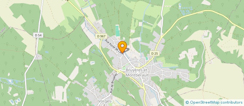 localisation de l'entreprise MONSIEUR BENJAMIN COLART à BRUYERES-ET-MONTBERAULT