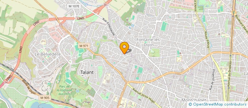 localisation de l'entreprise MONSIEUR BENJAMIN COLAS à TALANT