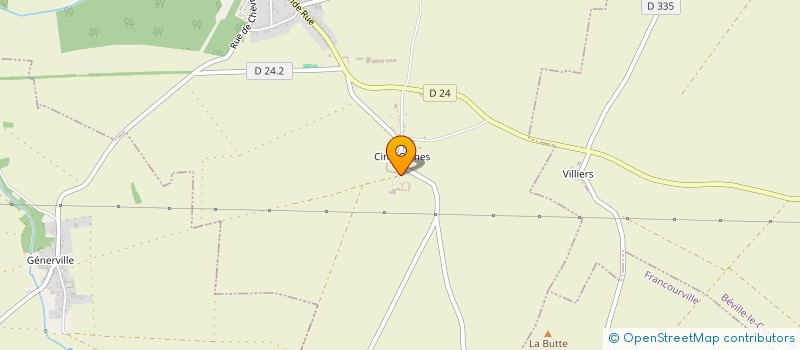 localisation de l'entreprise MONSIEUR BENJAMIN COLAS à HOUVILLE-LA-BRANCHE