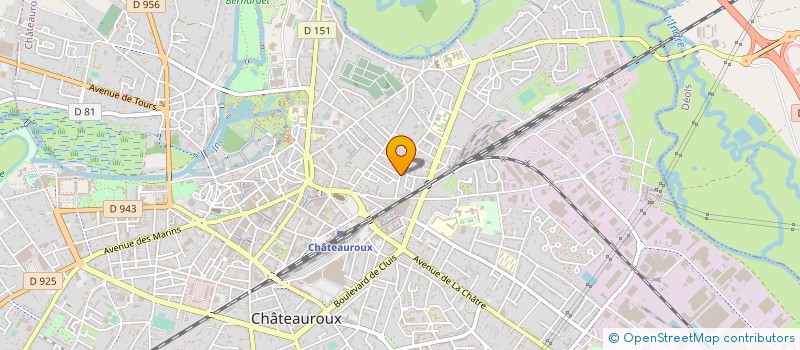 localisation de l'entreprise MONSIEUR BENJAMIN COLIN à CHATEAUROUX
