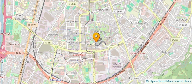 localisation de l'entreprise MONSIEUR BENJAMIN COLLOMB à GRENOBLE