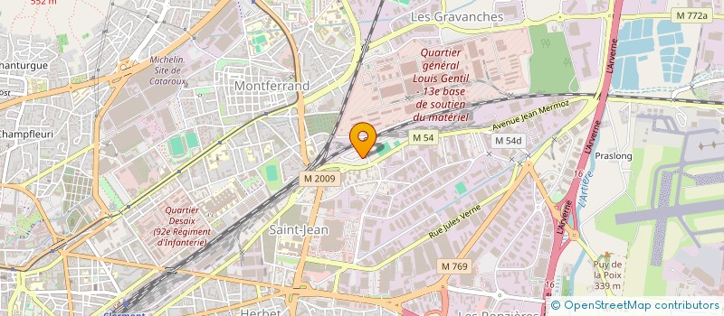 localisation de l'entreprise MONSIEUR BENJAMIN COLLOT à CLERMONT-FERRAND