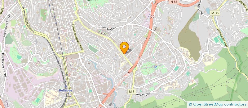 localisation de l'entreprise MONSIEUR BENJAMIN COLOMBET  SAINT-ETIENNE