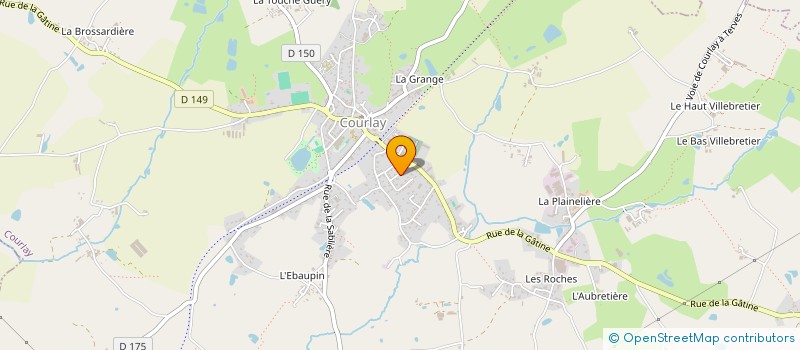 localisation de l'entreprise MONSIEUR BENJAMIN COMPAGNON  COURLAY