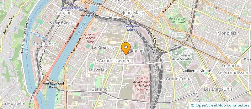 localisation de l'entreprise MONSIEUR BENJAMIN CONOD  LYON