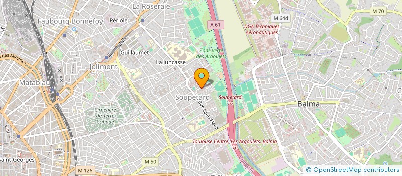 localisation de l'entreprise MONSIEUR BENJAMIN CONTE  TOULOUSE