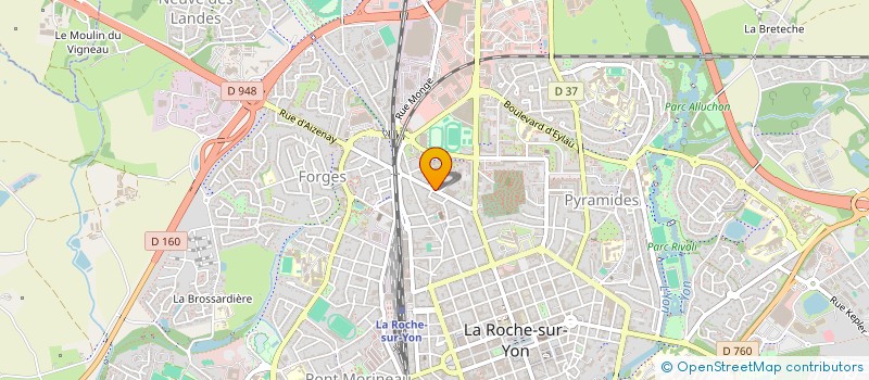 localisation de l'entreprise MONSIEUR BENJAMIN CORBEAU à LA ROCHE-SUR-YON