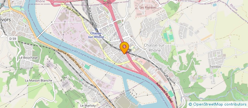 localisation de l'entreprise MONSIEUR BENJAMIN CORLIN à CHASSE-SUR-RHONE