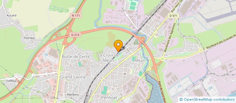 localisation de l'entreprise MONSIEUR BENJAMIN CORNET  TRIGNAC