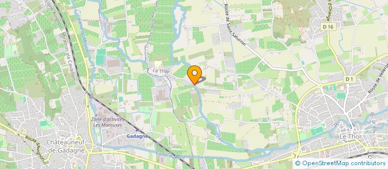 localisation de l'entreprise MONSIEUR BENJAMIN CORNEZ  LE THOR