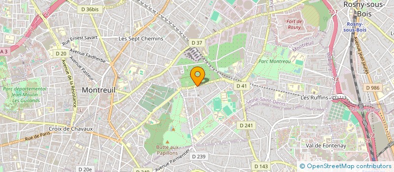 localisation de l'entreprise MONSIEUR BENJAMIN CORNU à MONTREUIL