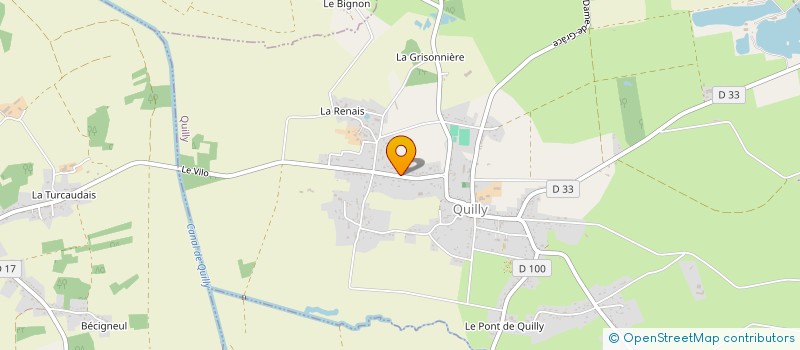 localisation de l'entreprise MONSIEUR BENJAMIN CORREA  QUILLY