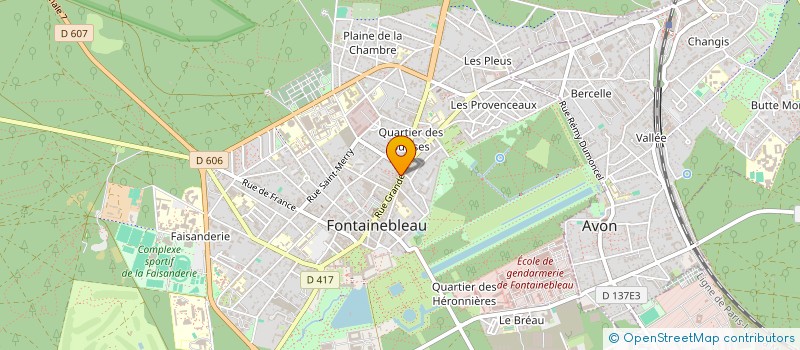 localisation de l'entreprise MONSIEUR BENJAMIN CORREIA  FONTAINEBLEAU