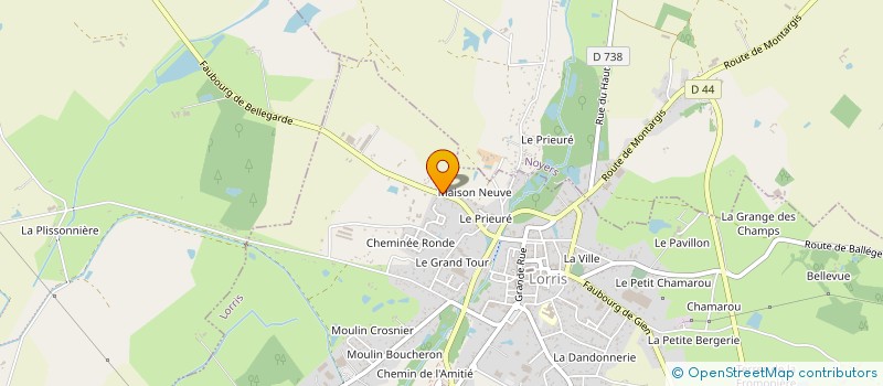 localisation de l'entreprise MONSIEUR BENJAMIN CORTEGGIANI à LORRIS