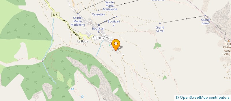 localisation de l'entreprise MONSIEUR BENJAMIN CORTESE  SAINT-VERAN