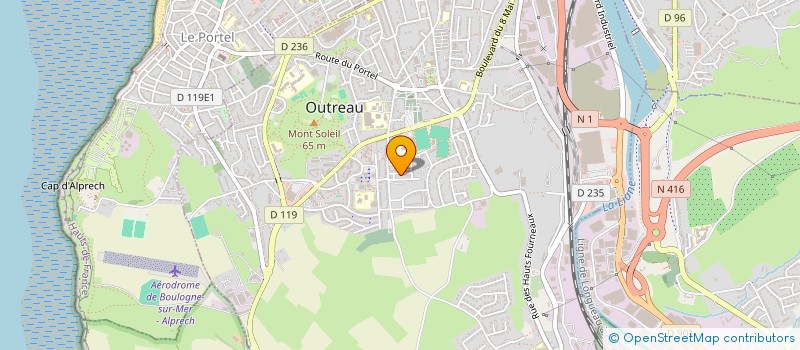 localisation de l'entreprise MONSIEUR BENJAMIN COSETTE  OUTREAU