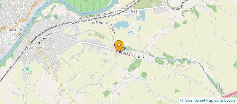 localisation de l'entreprise MONSIEUR BENJAMIN COSTES  COUFOULEUX