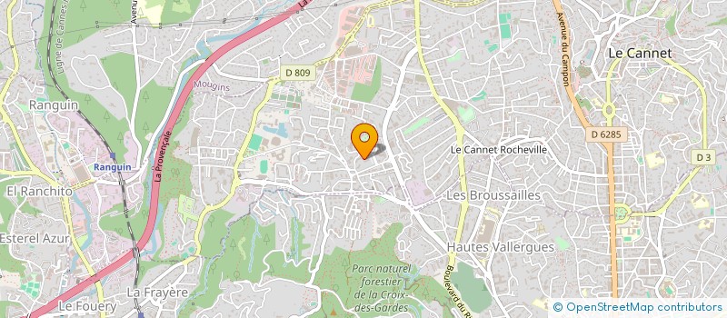 localisation de l'entreprise MONSIEUR BENJAMIN COTTONE à LE CANNET