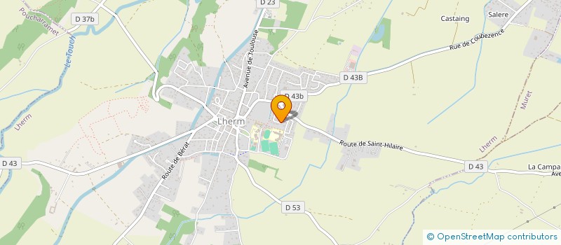 localisation de l'entreprise MONSIEUR BENJAMIN COURAUD à LHERM