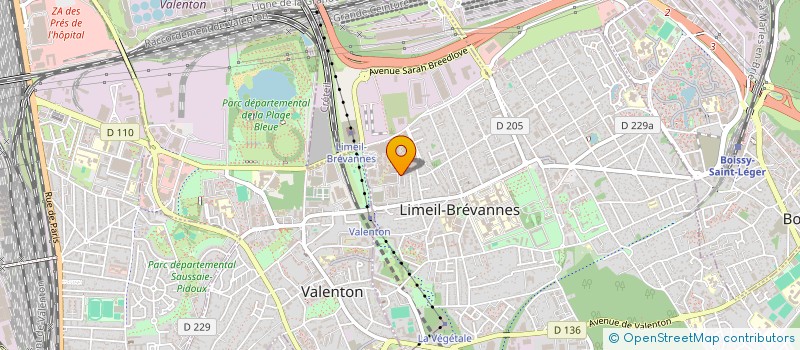 localisation de l'entreprise MONSIEUR BENJAMIN COURBON  LIMEIL-BREVANNES