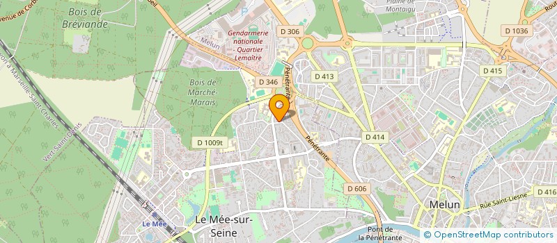 localisation de l'entreprise MONSIEUR BENJAMIN COURSET  LE MEE-SUR-SEINE