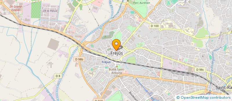 localisation de l'entreprise MONSIEUR BENJAMIN COURTIN à FREJUS