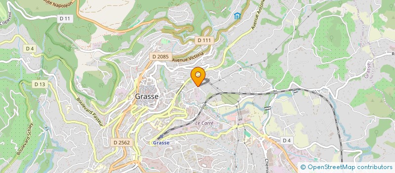 localisation de l'entreprise MONSIEUR BENJAMIN COURTOIS  GRASSE