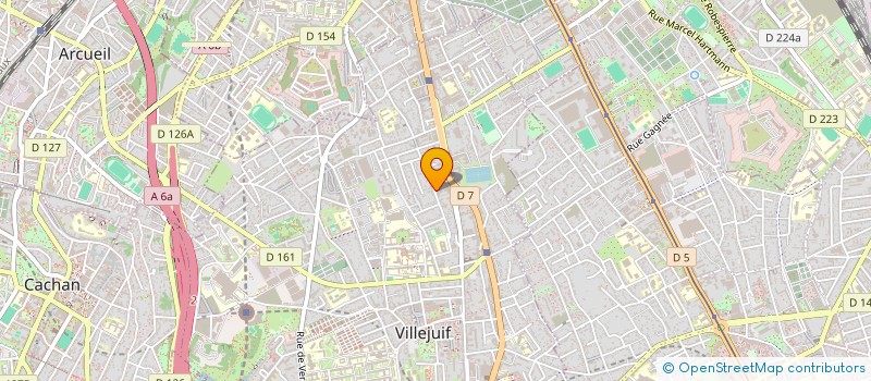 localisation de l'entreprise MONSIEUR BENJAMIN COURTOIS  VILLEJUIF