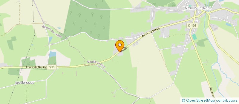 localisation de l'entreprise MONSIEUR BENJAMIN COURTOIS  NEUILLY-LE-REAL