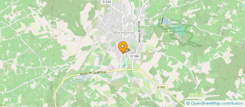 localisation de l'entreprise MONSIEUR BENJAMIN COUSIN  MORMOIRON