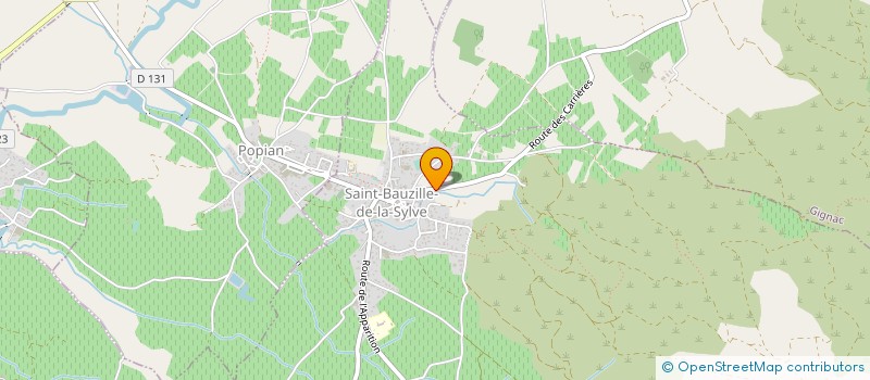 localisation de l'entreprise MONSIEUR BENJAMIN COUSTOL  SAINT-BAUZILLE-DE-LA-SYLVE