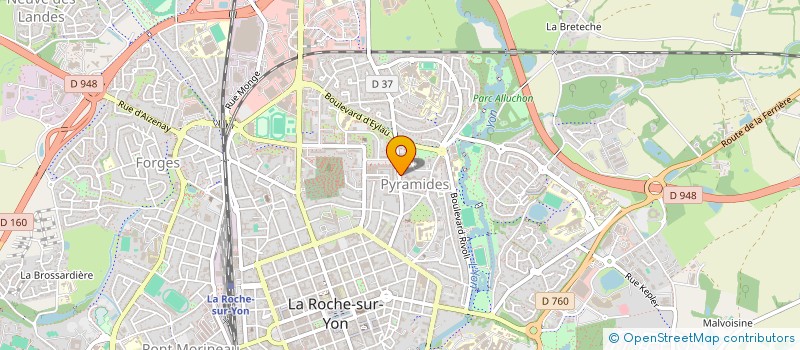 localisation de l'entreprise MONSIEUR BENJAMIN COUTAUD à LA ROCHE-SUR-YON