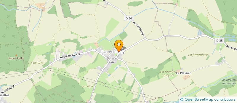 localisation de l'entreprise MONSIEUR BENJAMIN COUTTE  UGNY-LE-GAY