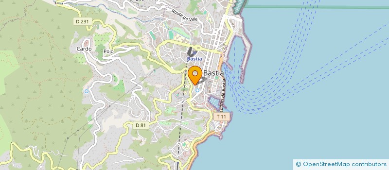 localisation de l'entreprise MONSIEUR BENJAMIN COVILLI à BASTIA