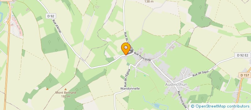 localisation de l'entreprise MONSIEUR BENJAMIN COZE  THIEMBRONNE